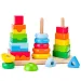 imagen de Juego de construcción de torre de madera Montessori - Woodyland 1