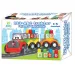 imagen de Juego de construcción educativo con tractor y números y letras 1