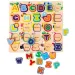 imagen de Juego de encaje de formas ABC en inglés con animales 2
