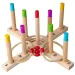 Juego de lanzar aros de madera