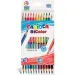 Juego de lápices de colores de doble punta de 12 piezas con 24 colores - Carioca