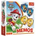 imagen de Juego de memoria Patrulla Canina con fichas en forma de escudo - Trefl 1