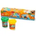 Juego de plastilina Baby 4x150g con plastilina - Carioca