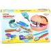 Juego de plastilina de dentista con brackets