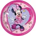 Juego de platos de papel de 8 piezas de Disney Minnie Mouse de 20 cm