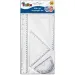 Juego de reglas 4 piezas 30cm