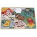 Juego de rompecabezas de formas de granja de madera 7 piezas