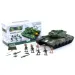 Juego de tanque con soldados y accesorios en color verde