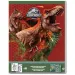 imagen de Jurassic World libro para colorear con pegatinas en dos versiones 2
