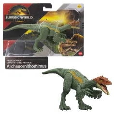 imagen de Jurassic World: Renacimiento Frenzy pack figura de dinosaurio Archaeornithomimus - Mattel 1