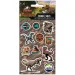 Jurassic World: Set de pegatinas de campamento de la era de los dinosaurios 8x12cm 5 hojas