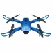 imagen de KOO: Kotaro 079 dron plegable azul con control remoto de doble cámara y luces LED 2