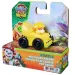 imagen de La Patrulla Canina: Dino Movie, mini coche de carreras de Rubble, 6,4 cm - Spin Master 1
