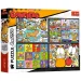 imagen de Las aventuras de Garfield puzzle de 4x250 piezas - Trefl 1