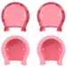 imagen de LENA: Juguete andador rosa con diseño de herradura 3