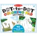 Cuaderno de dibujo de conectar puntos de animales salvajes - Melissa & Doug