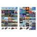 imagen de Libro para colorear de trenes y aviones con pegatinas - Trefl 2
