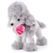 imagen de Lily perro caniche gris de peluche 25cm - Lumpin 1