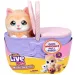 imagen de Little Live Pets: Gato en cesta con sus crías 1