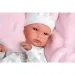 imagen de Llorens: Bimba muñeca de 35 cm con saco de dormir rosa con conejitos 3