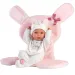 imagen de Llorens: Bimba muñeca de 35 cm con saco de dormir rosa con conejitos 1