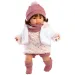 imagen de Llorens: Carla muñeca llorona de 42 cm con chupete en vestido estrellado 1