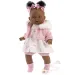Llorens: Diara muñeca llorona de 38cm en vestido rosa