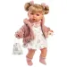 imagen de Llorens: Júlia muñeca llorona de 42 cm con chupete en abrigo rosa 3