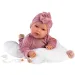 imagen de Llorens: Mimi Llorana muñeca de 42 cm con sonido, con un mono de osito y almohada 2