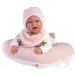 imagen de Llorens: Mimi muñeca de 42 cm con sonido, con almohada de barriga en vestido de osito 2