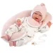 imagen de Llorens: Mimi muñeca de 42 cm con sonido, con almohada de barriga en vestido de osito 3