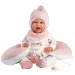 imagen de Llorens: Mimi muñeca de 42 cm con sonido, con almohada de barriga en vestido de osito 1