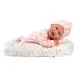 imagen de Llorens: Mimi muñeca sonriente de 42 cm con chupete y cuna 2