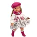 imagen de Llorens: muñeca Carla de 40 cm con gorro rosa y bolso de moda 1