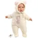 imagen de Llorens: Muñeca Julia en pijama de osito con chupete de 42cm 2