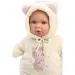 imagen de Llorens: Muñeca Julia en pijama de osito con chupete de 42cm 4