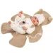 imagen de Llorens: Muñeca recién nacida de 36 cm con ropa de oso 1