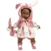 imagen de Llorens: Nicole muñeca llorona de 42cm con chaleco de conejito 1