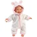 imagen de Llorens: Niña bebé suave con pijama de patrón de cigüeña 31cm 3
