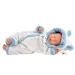 imagen de Llorens: Niño bebé en pijama suave con estampado de cigüeña 31cm 3