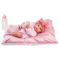 imagen de Llorens: Olivia muñeca llorona de 38 cm con almohada 2