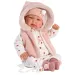 imagen de Llorens: Tina muñeca llorona de 44cm con chaleco rosa con capucha 1