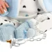 imagen de Llorens: Tino muñeco llorón de 44cm con chaleco azul con capucha 3