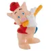 Los tres cerditos: Cerdito flautista figura de juego - Bullyland