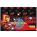 Luna: Carpeta A4 con cierre de presión Iron Man