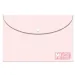 Luna: Carpeta de botón en color rosa pastel A/4