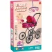 Luna: Carrito de bebé rosa en caja 39x66x74cm