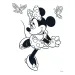 imagen de Luna: Minnie Mouse libro para colorear, con pegatinas y 6 marcadores 4