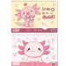 Luna: Cuaderno de bocetos Must Axolotl A4 de 30 hojas en varias versiones