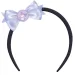 imagen de Luna: Diadema con estampado de Kuromi y lazo 2
